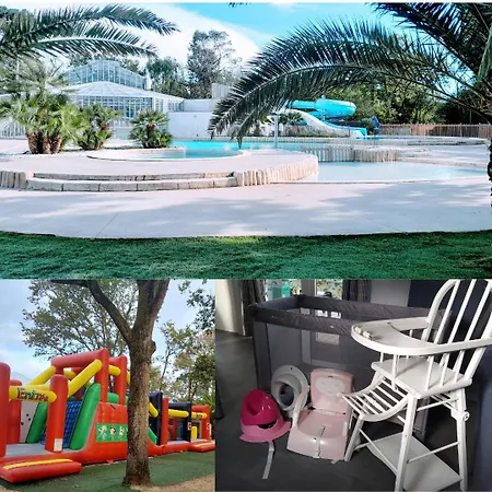 別荘 Mysavinahouse Mobilhome 4 A 6 Pers 4 Etoiles ピリアック・シュル・メール